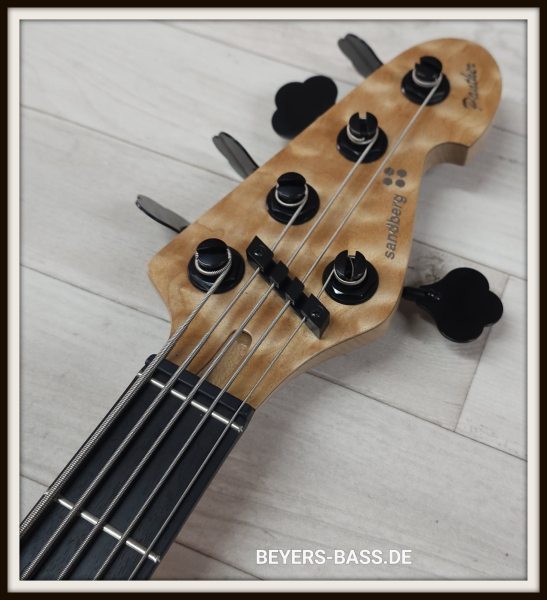 Sandberg Panther Special 5 Ebony, Rarewood Quilted Maple, 2nd Hand